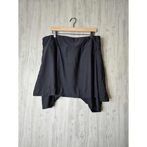 ModLi Black Swim Skirt Plus Size 3X Women’s Modest Swimwear Attached Shorts